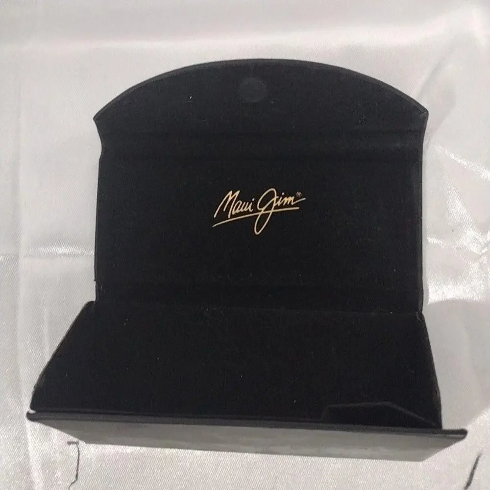 Maui Jim Sunglasses Case Mens One Size Black Triangular Magnetic Hard Holder
